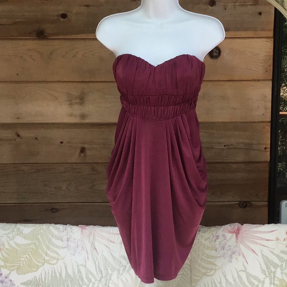 Misope Gorgeous Strapless Dress Sz M